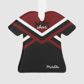 Cheerleader-einheitliche Acrylverzierungen Ornament (Vorderseite)