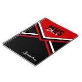Cheerleader-einheitliches Schulnotizbuch Notizblock (Linke Seite)