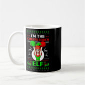 Cheerleader Elf Design Christmas Cheerleading  Kaffeetasse (Links)