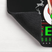 Cheerleader Elf Design Christmas Cheerleading  Mousepad (Ecke)
