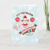 Cheerleader Feiertagskarte (Vorderseite)