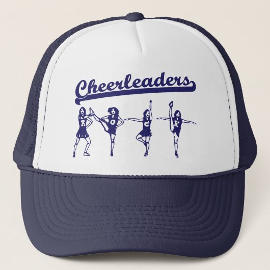 Cheerleader-Felsen Truckerkappe (Vorderseite)