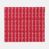 Cheerleader Fleece Blanket (Vorderseite (Horizontal))