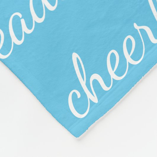 Cheerleader Fleece Blanket (Ecke)