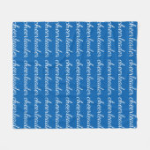 Cheerleader Fleece Blanket (Vorderseite (Horizontal))