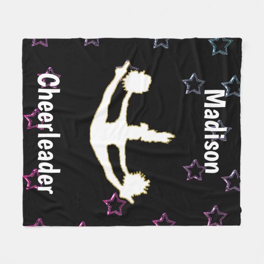 Cheerleader Fleecedecke (Vorderseite (Horizontal))