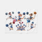 Cheerleader Fleecedecke (Vorderseite (Horizontal))