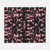 Cheerleader Fleecedecke (Vorderseite (Horizontal))