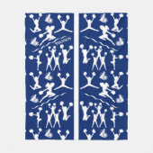 Cheerleader Fleecedecke (Vorderseite)