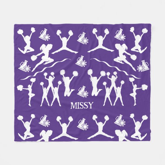 Cheerleader Fleecedecke (Vorderseite (Horizontal))