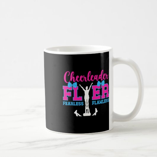 Cheerleader Flyer Furchtlos Flawless Cheer Flyer Kaffeetasse (Rechts)