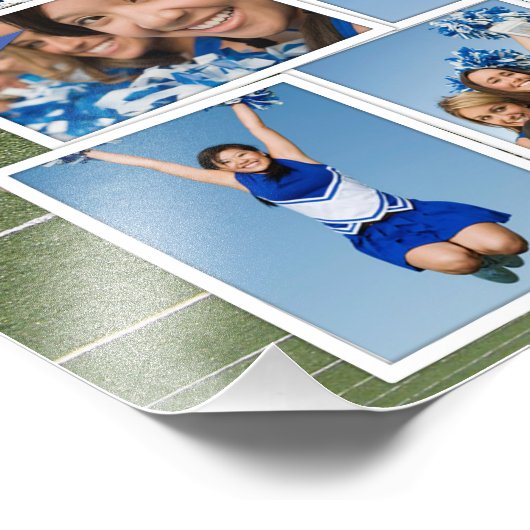 Cheerleader Foto Collage (Ecke)