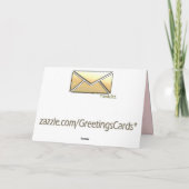 Cheerleader-Foto-Rahmen Karte (Rückseite)