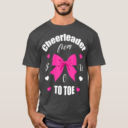 Cheerleader From Bow 2 Toe Cheerleader Girl T-Shirt (Vorderseite)