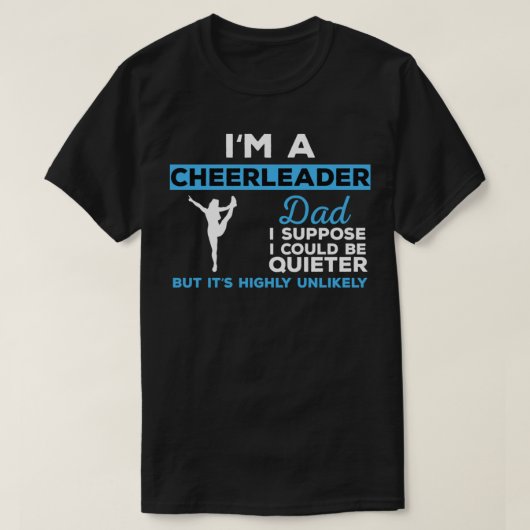 Cheerleader Funny Cheerleader Vater Gift_452 T-Shirt (Design vorne)