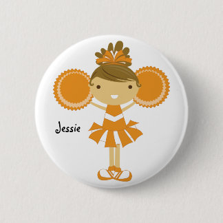 Cheerleader-Geburtstags-Party-Namen-Knopf KRW Button