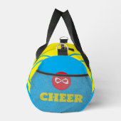 Cheerleader gelber blauer Himmel und weiß Duffle Bag (Rechts)