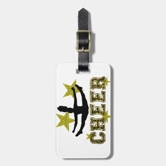 Cheerleader Gepäckanhänger (Vorderseite vertikal)