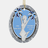 Cheerleader Geschenkideen billig, fröhliche Orname Keramik Ornament (Rechts)