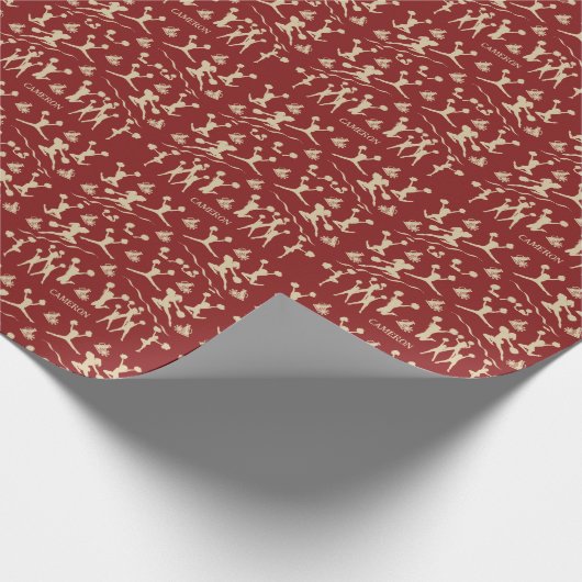 Cheerleader Geschenkpapier (Ecke)