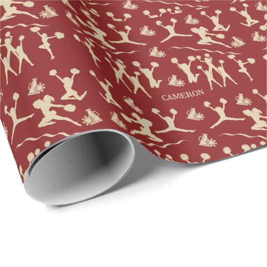 Cheerleader Geschenkpapier (Rolleneckpunkt)