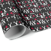 Cheerleader Geschenkpapier (Rolleneckpunkt)