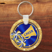 Cheerleader Gift Ideas CHEAP, 2 Seiten, Cheer Schlüsselanhänger (Rückseite)