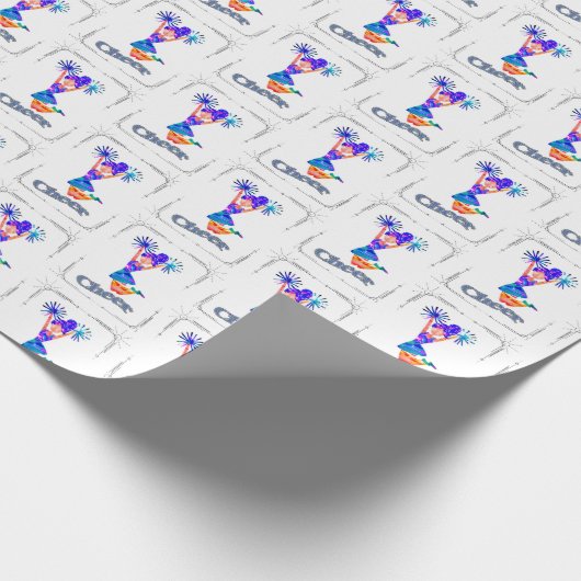 Cheerleader Gift Wrap Geschenkpapier (Ecke)