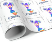 Cheerleader Gift Wrap Geschenkpapier (Rolleneckpunkt)