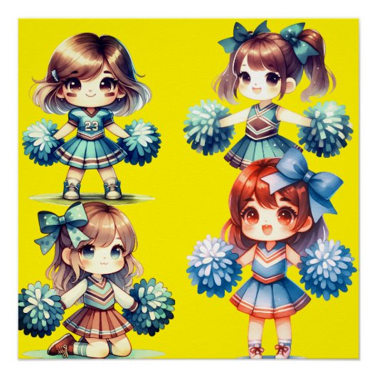 Cheerleader Glossy Poster (Vorderseite)