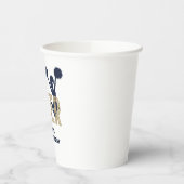 Cheerleader Gold und Marine Cheerday Pappbecher (Links)