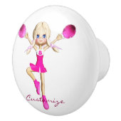 Cheerleader Gonna Cheer Thunder_Cove Keramikknauf (Rechts)