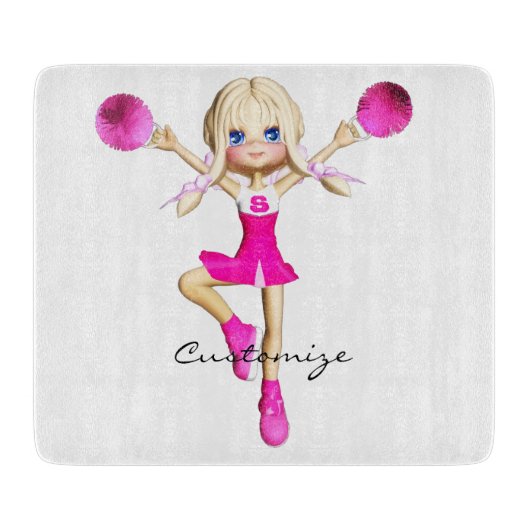Cheerleader Gonna Cheer Thunder_Cove Schneidebrett (Vorderseite)