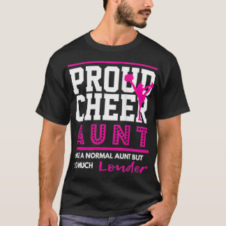 Cheerleader Graphic Proud Cheer Tante T-Shirt