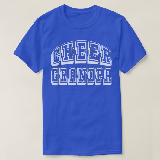 Cheerleader Großvater  T-Shirt (Design vorne)