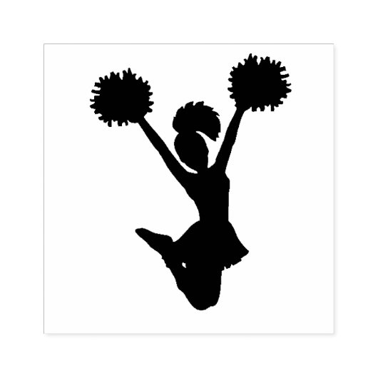 Cheerleader Gummistempel (Prägung)