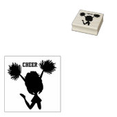 Cheerleader Gummistempel (Stempel)