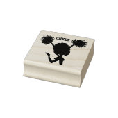 Cheerleader Gummistempel (Stempel)