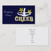 Cheerleader Gymnast Visitenkarte (Vorne/Hinten)