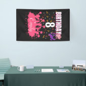 Cheerleader Gymnastic Birthday Girl Banner (Messeveranstaltung)