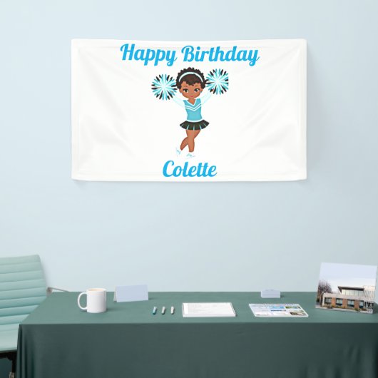 Cheerleader Happy Birthday Party Banner (Messeveranstaltung)
