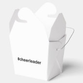 CHEERLEADER Hashtag Geschenkschachtel (Geöffnet)