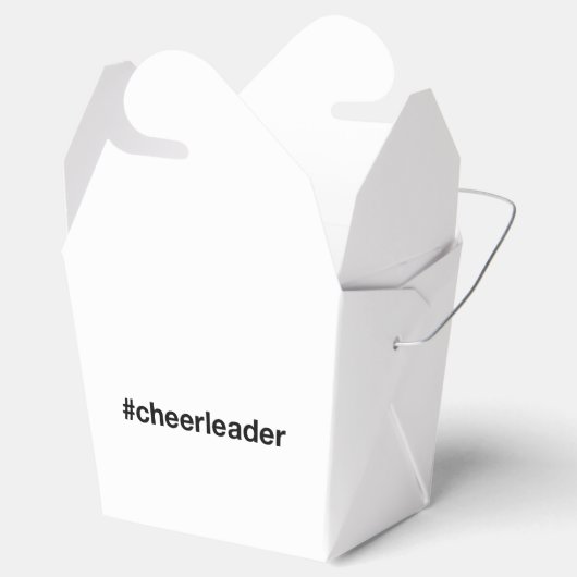 CHEERLEADER Hashtag Geschenkschachtel (Geöffnet)