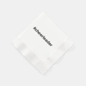 CHEERLEADER Hashtag Serviette (Ecke)