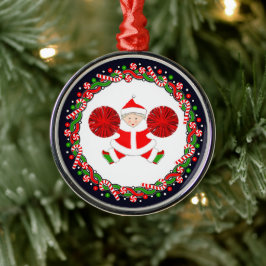 Cheerleader Holiday Geschenk Ornament Aus Metall
