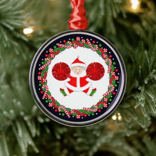 Cheerleader Holiday Geschenk Ornament Aus Metall (Baum)