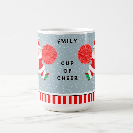 Cheerleader Holiday Geschenke Kaffeetasse (Mittel)