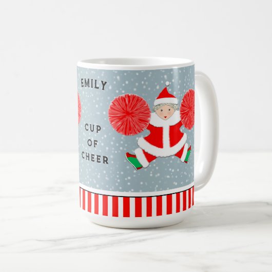 Cheerleader Holiday Geschenke Kaffeetasse (VorderseiteRechts)