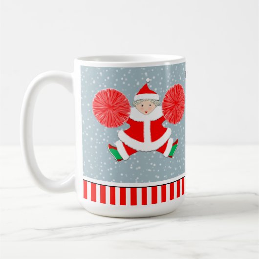 Cheerleader Holiday Geschenke Kaffeetasse (Links)