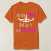 Cheerleader Hübsch Little Flyer Cheer Quotes T-Shirt (Design vorne)